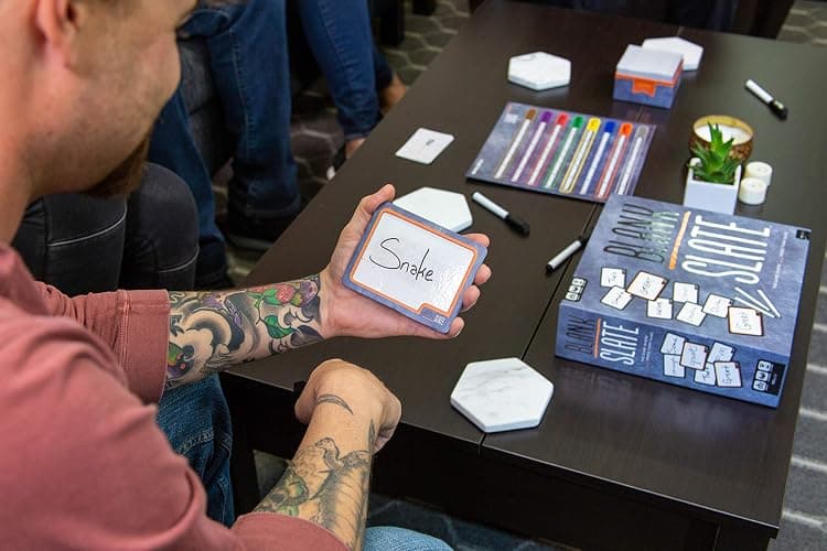 USAOPOLY BLANK SLATE, Where Great Minds Think Alike, Fun Family-Friendly Board Game, Word Association Party Game, Easy to Learn, Fun to Play Family Game Night, 3-8 Players, Ages 8+ thumbnail 8