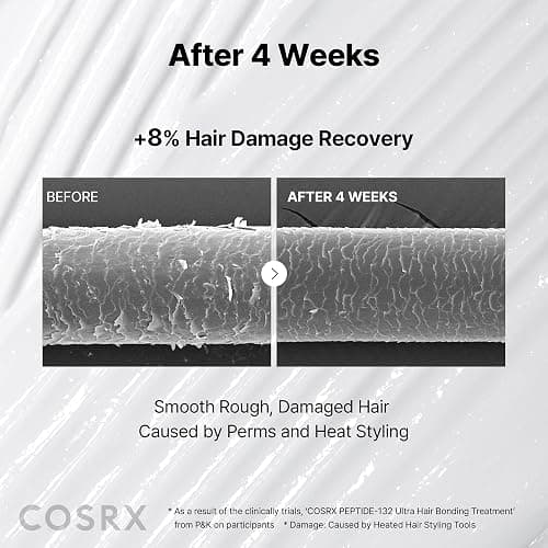 COSRX PEPTIDE 132 Hair Repair Treatment for Dry Damaged Hair, 4.05 fl oz | Deep Conditioner Hair Mask with Peptides, Breakage, Split End Care, Smooth Silky Finish, For All Hair Types thumbnail 6