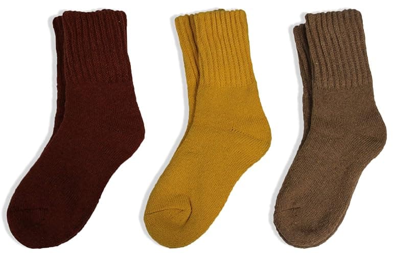 BomKinta Boot Socks for Women Winter Solid Thick Warm Socks Cozy Crew Socks Christmas Gift thumbnail 3