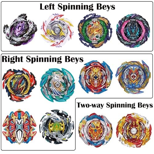 Bey Battling Blade Burst Toy Set, 12 Spinning Burst Gyros 2 Two-Ways Launchers with Grip, Combat Tops Battle Game with Portable Box Gift for Kids Children Boys 6-12 thumbnail 3