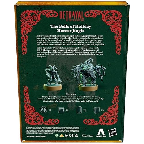 Avalon Hill Betrayal Evil Reigns in The Wynter's Pale The Yuletide Tale Expansion | Ages 12+ | Requires Betrayal at HOTH 3rd Edition to Play thumbnail 4