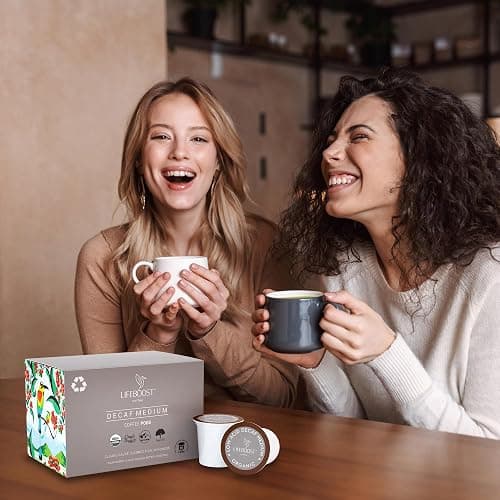 Lifeboost Organic Decaf Coffee K Cups - Low Acid Single Origin Non-GMO Mold Free Decaf Coffee Pods Compatible with Keurig & Keurig 2 - Third Party Tested for Mycotoxins and Pesticides - 10 Count thumbnail 7