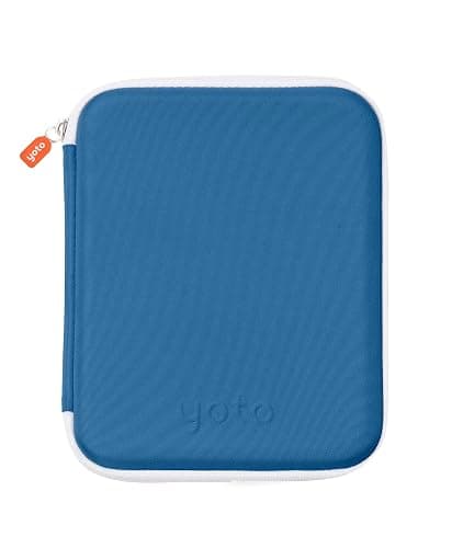 YOTO Card Case in Blue Bird – Kids Accessory, Soft Portable Folder with Zipper & 64 Pockets for Player & Mini Audiobook Cards, Binder Sleeve Holder for Travel - Image 1