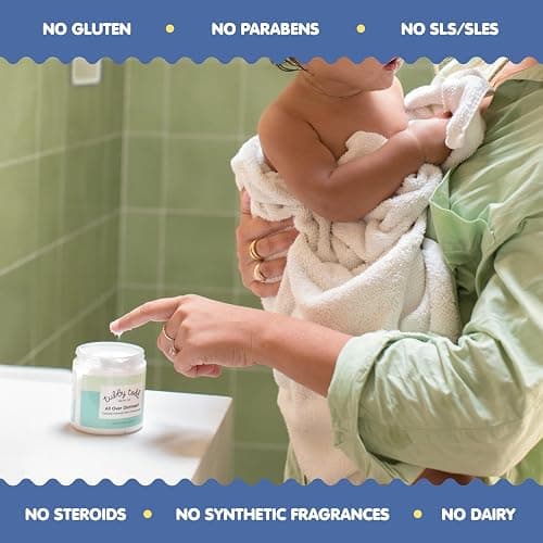 TUBBY TODD All Over Ointment Baby Eczema Cream, Everyday Multi-Purpose Baby Skin Relief Cream, Sensitive and Dry Skin, Rash & Irritation - Steroid & Gluten Free, Fragrance-Free, 8 oz, 2 Pack thumbnail 6
