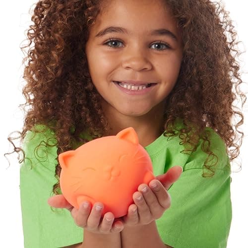 Schylling NeeDoh Super Cool Cat - Sensory Fidget Toy - Assorted Colors - Ages 3 to Adult (Pack of 1) thumbnail 2