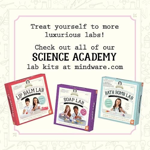 MindWare Science Academy Lava Lip Gloss Lab - 33 Piece Lip Gloss Making Kit - Make 3 DIY Lip Glosses thumbnail 8