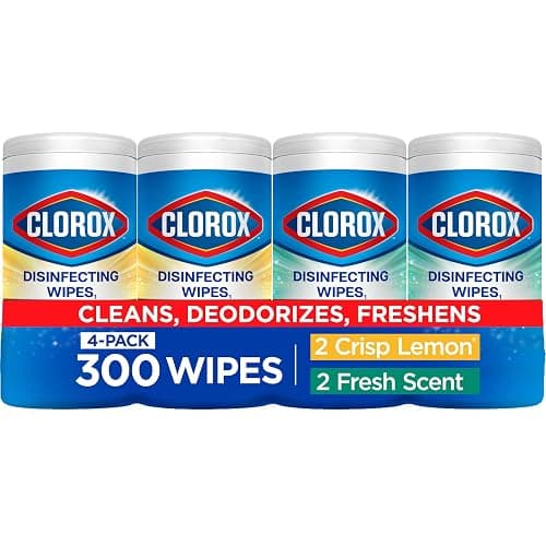 Clorox Disinfecting Cleaning Wipes Variety Pack, 75 Count Each, Pack of 4 (Package May Vary) - Image 1
