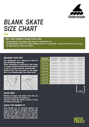 Rollerblade Blank Unisex Adult Fitness Inline Skate thumbnail 7