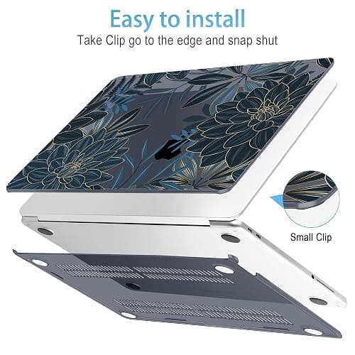 Mektron Case for 2026 MacBook Neo 13-inch A18 Pro chip A3404 Laptop Cover with 13-inch (Diagonal) Liquid Retina Display+ Keyboard Cover+ Screen Protector, Dahlia Flower C035 thumbnail 5