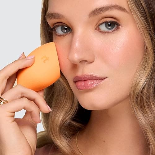Real Techniques Miracle Complexion Sponge | Makeup sponge for foundation, 3-point design, foundation applicator, latex-free beauty sponge thumbnail 6