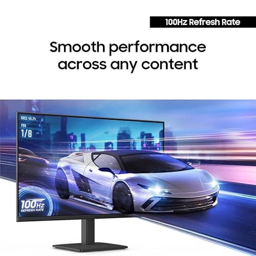 Samsung 24" (S30GD) Essential Monitor with IPS Panel and Tilt Only Stand, 100Hz Refresh Rate, Ergonomic Design, Advanced Eye Care, Game Mode, LS24D304GANXZA thumbnail 3