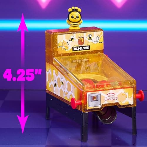 Disney Doorables Squish’Alots Poppin Pinball Game by Just Play | Mini Arcade Toy, 7 Surprises, 3 Micro Figures, Squish Figure, Mystery Pinball Theme, Capsules, Kids Toys, Ages 5+ thumbnail 6