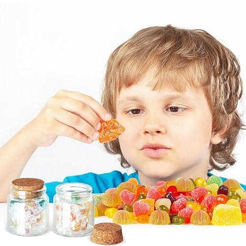 Patelai 24 Pack Small Glass Jars with Cork Stoppers Mini Potion Bottles Clear Empty Glass Bottles for DIY Art Crafts Message Decoration for Wedding Birthday Gifts Party Favors (50 ml/1.7 oz) - 50 ml/1.7 oz - 24 thumbnail 4