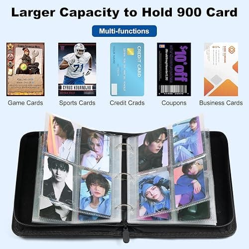 Stray Photocards Binder 400 Pockets, Skz Album Photo Card Holder Merch for Stay Fans Gifts thumbnail 5