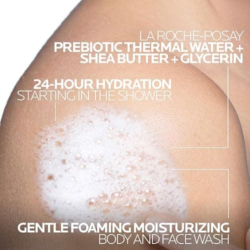 La Roche-Posay Lipikar AP+ Gentle Foaming Moisturizing Wash, Shea Butter + Niacinamide + Glycerin, Moisturizing Body Wash For Dry Skin, National Eczema Association Accepted, Dermatologist Tested​ thumbnail 3