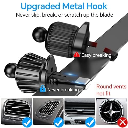 Coolpow for MagSafe Car Mount【Windshield+Vent+Dash】Magnetic Phone Holder for Car Phone Holder Mount Cell Phone Holders for Your Car Accessories Suction Phone Mount for Car Truck Stand for iPhone 17 16 thumbnail 8