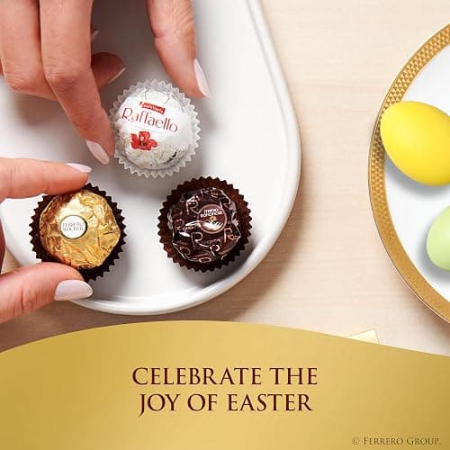 Ferrero Collection, Premium Assorted, Hazelnut, Dark Chocolate and Coconut, 48 Count Premium Treats, 6.1 oz thumbnail 8