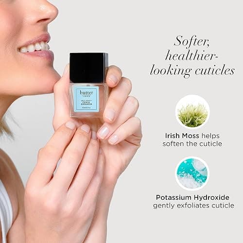 butter LONDON Cuticle Remover Liquid, Melt Away - Cuticle Softener Oil Exfoliator Gently Removes Dry & Overgrown Skin - Nail Care for Clean & Healthy-Looking Nails, Home Manicure & Pedicure thumbnail 3