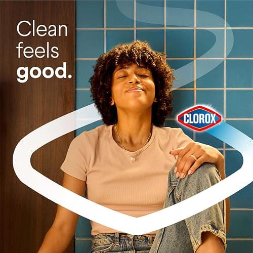 Clorox Toilet Bowl Cleaner Clinging Bleach Gel, Kills 99.9% of Bacteria and Viruses, Ocean Mist, 24 Fl Oz, Pack of 2 thumbnail 8