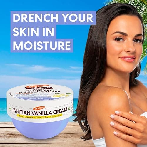 Palmer's Cocoa Butter Formula Body Cream, Moisture Drenching Tahitian Vanilla, 8.8 Oz, 72Hr Hydration with Shea Butter & Vitamin E for Softer Skin, Protects & Soothes Dryness, Dermatologist Approved thumbnail 4