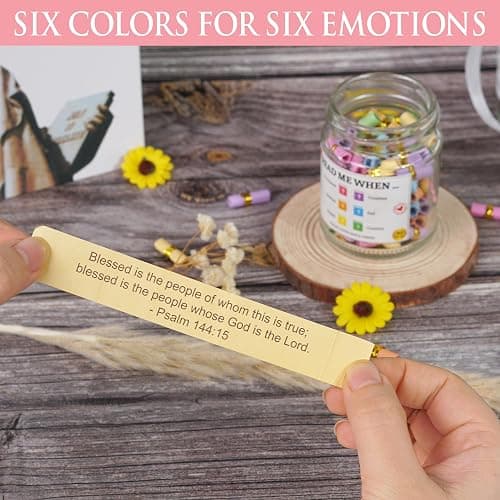 Bible Verse Jar – 92 Hand-Rolled Scripture Scrolls for Daily Encouragement, Inspirational Christian Gift, Religious Gifts for Women, Birthday Gifts for Mom, Christmas Gift for Women 2025 thumbnail 5
