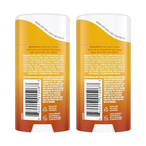 Lume Whole Body Deodorant - Invisible Cream Stick - 72 Hour Odor Control - Aluminum Free, Baking Soda Free, Skin Safe - 2.2 Ounce (Pack of 2) (Toasted Coconut) thumbnail 2