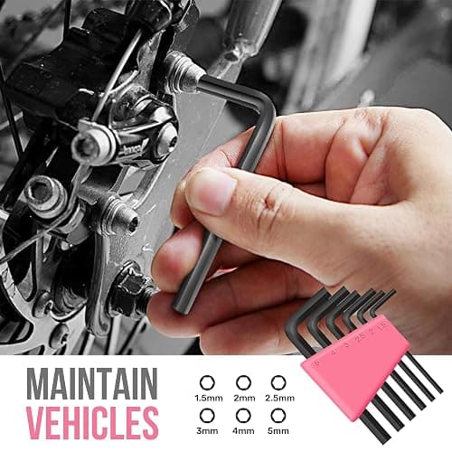 Hi-Spec Mini Tool Box for Home & Office Use, 24-Piece Pink Small Compact Hand Tool Kit Set Organized in a Portable Toolbox Case thumbnail 6