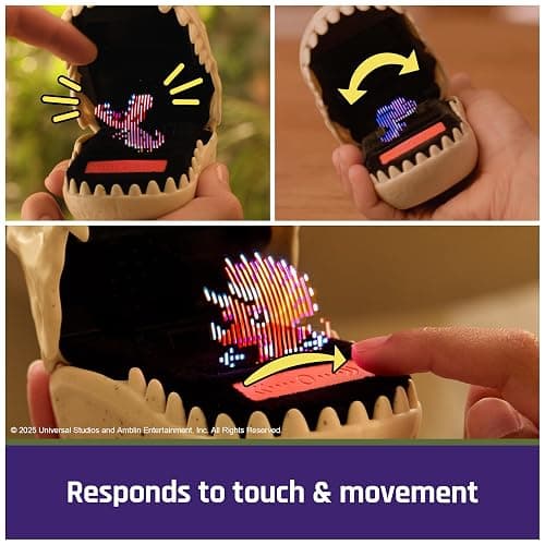 BITZEE, Jurassic World Interactive Dinosaur Toy with 25 Dinosaurs Inside, Reacts to Touch, Pods Connect & Interact, Digital Pet Kids Toys for Ages 5 and up thumbnail 2
