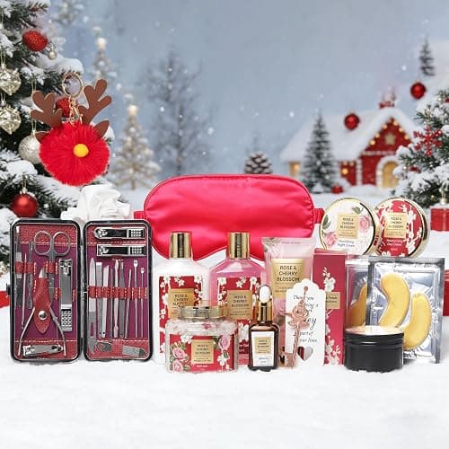 36Pcs Christmas Gifts for Women - Luxury Bath and Body Gift Set Spa Gift Set for Women Beauty Care Kit | Gift for Valentine's, Birthday, Mothers Day Gifts for Her Wife Pampering Kit Perfect for Travel thumbnail 2