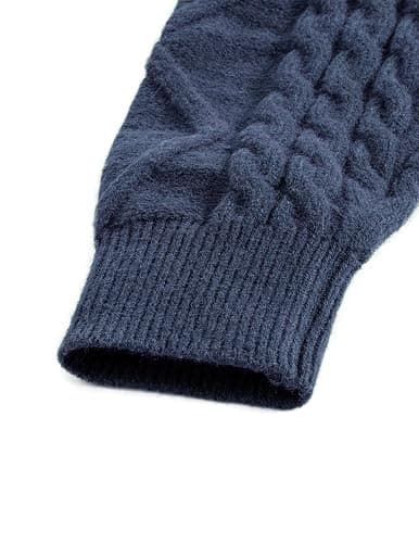 Aelfric Eden Oversized Knit Sweater Solid Vintage Pullover Sweater Unisex Woven Crewneck Knitted Tops thumbnail 5