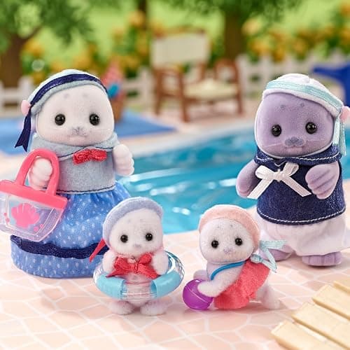 Sylvanian Families - 5759 Famiglia Foca - Set da gioco per case delle bambole thumbnail 2