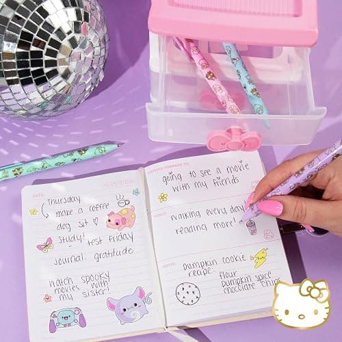 Horizon Group USA Hello Kitty & Friends 4-Piece Pen Set, My Melody, Kuromi, School and Office Supplies, Stationery thumbnail 2