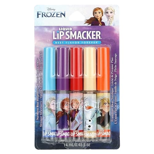 Lip Smacker Disney Frozen 2 Liquid Flavored Lip Balm Party Pack | Dry Lips | For Kids, Men, Women | Stocking Stuffer | Christmas Gift, Set of 5 thumbnail 2