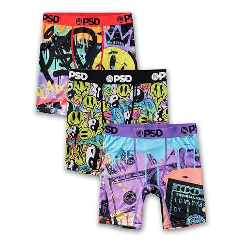 PSD Underwear Boys Boxer Briefs - Animal Print, Comfortable Active Underwear for Boys, Packs & Singles - Image 1