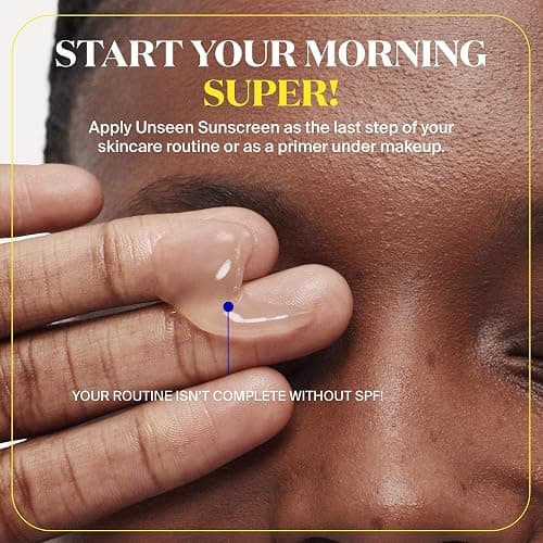 Supergoop! Unseen Sunscreen - SPF 50 - Clear & Invisible Face Sunscreen + Broad Spectrum + Makeup-Gripping Primer - Weightless, Scentless, Oil Free - For All Skin Types & Tones - 2.5 fl oz thumbnail 7