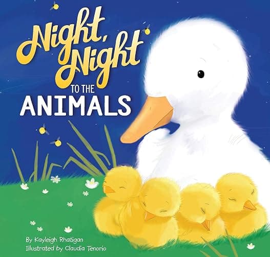 Night, Night to the Animals - Children's Padded Board Book - Bedtime Animals - Image 1