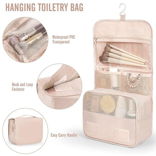 Veken 8 Set Packing Cubes for Travel Essentials,Anti-Wrinkle Buckled Suitcase Organizer for Shoe & Toiletry Bag,Carry On Luggage Bag with 99+ Count Mesh Holes for Airplane & College Dorm Accessories thumbnail 5