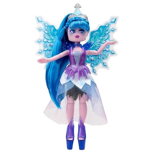Royale High 9” Fashion Doll - Demi The Ice Fairy, Wave 2, Series 2 - Fairy Journal, Comb, and Virtual Item Code Included - Amazon Exclusive - Ages 5+ - Image 1