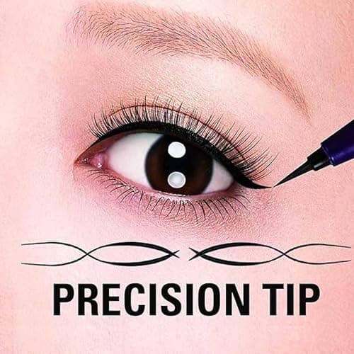 Heroine Make by KissMe Smooth Liquid Eyeliner | Waterproof Black Liquid Eyeliner Pen | Smudge-Proof Formula for Long-Lasting Wear | Hypoallergenic for Sensitive Eyes | Made in Japan thumbnail 6