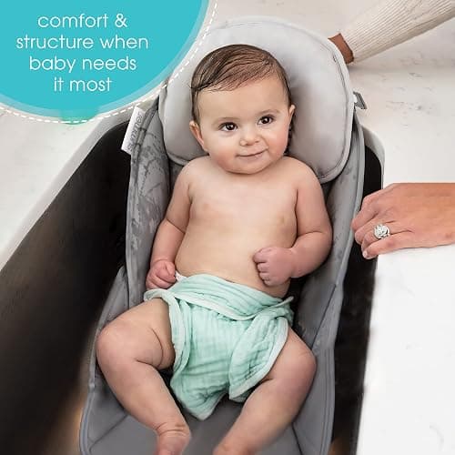 Summer Infant Snug Support in-Sink Bather – Bathe Newborns up to 6 Months with Confidence Right in The Sink - Compression-Molded Foam Baby Bath Sink Cushion is Adjustable and Includes Anti-Slip Grips thumbnail 2