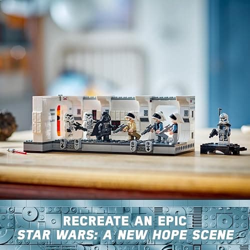 LEGO Star Wars: A New Hope Boarding The Tantive IV Fantasy Toy, Collectible Star Wars Toy with Exclusive 25th Anniversary Minifigure Clone Trooper Fives, Gift Idea for Kids Ages 8 and Up, 75387 thumbnail 5