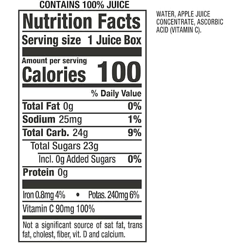 Mott's 100% Original Apple Juice, 6.75 Fl Oz Boxes, 32 Count (4 Packs Of 8), 2 Servings Of Fruit, 100% Fruit Juice, Gluten-free, Caffeine-free, Kosher, Contains No Artificial Colors Or Sweeteners thumbnail 15