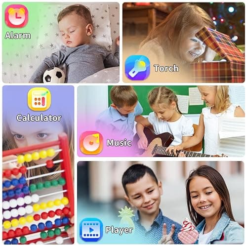Phyulls Smart Watch for Kids, Smart Watch Toys with 39 Games Camera Video Recorder Music Alarm Calculator Calendar Flashlight Stopwatch Pedometer Gift Toys for 3-12 Years Old Boys and Girls (Black) thumbnail 6