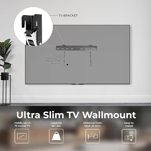 ONN 24-Inch Class HD 720p Smart TV + Free Wall Mount with Wi-Fi Connectivity and Mobile App | Flat Screen TV | Compatible with Home Kit | Alexa and Google Assistant (Renewed) thumbnail 4