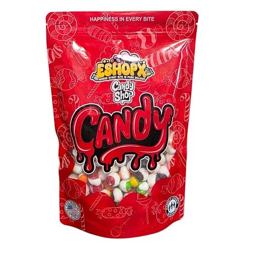 EShopX Freeze Dried Candy - 1 pound Bag Premium Freeze-Dried Crunchy Candy with Bursting Fruity Taste (16 oz, Original Rainbow) - Perfect for Gifting & Snacking thumbnail 3