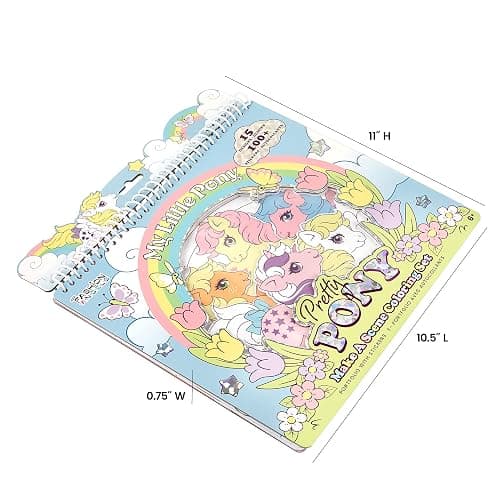 Fashion Angels My Little Pony Pretty Pony Make a Scene Portfolio, Kids Activity Book with 15 Sketch Pages & 100+ Stickers, Arts & Crafts Gift for Girls thumbnail 4
