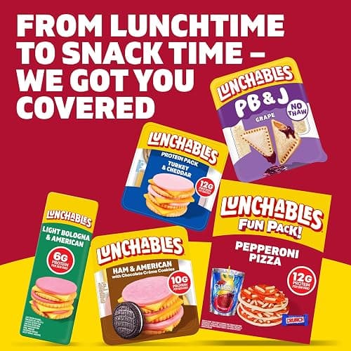 Lunchables Pepperoni Pizza with Capri Sun Fruit Punch and Crunch Bar Fun Pack, 4.7 oz & 6 fl oz Package thumbnail 8