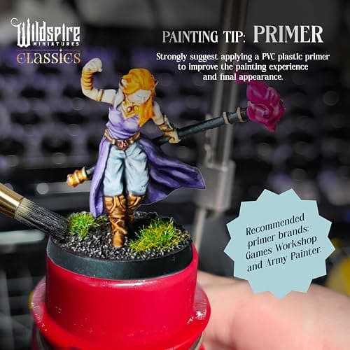 Classic Heroes - Mercenary Guild - 51 Paintable Characters for DND Miniatures Bulk I 28mm Dungeons Dragons D&D Miniatures I DND Minis D&D Figures Dungeons Dragons Figures Pathfinder Compatible thumbnail 6