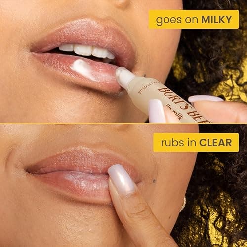 Burt’s Bees Stocking Stuffers, Lip Milk, Daily Lip Moisturizer, Toasted Coconut, Vitamin Enriched Moisturizing Lip Balm with Almond Milk and Jojoba Oil, Hydrating for Softer Lips, 1 Tube, 0.34 Fl Oz thumbnail 3