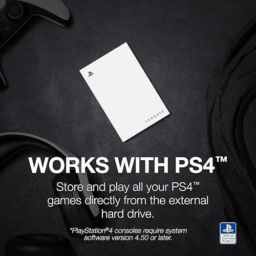 Seagate Game Drive for PlayStation® Consoles 5 TB External Hard Drive - USB 3.2 Gen 1, Officially-License (STLV5000100) thumbnail 9